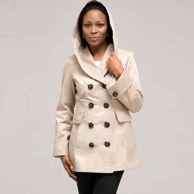 Hooded Trench Coat